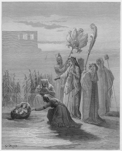 De vondst van Mozes door Gustave Dore